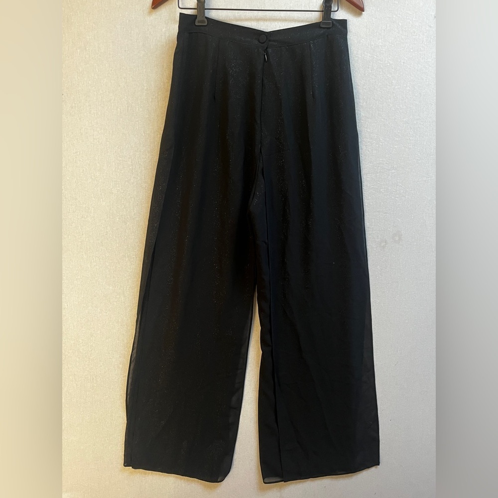Vintage Sport Collection Black Sparkle Pants Sz 10